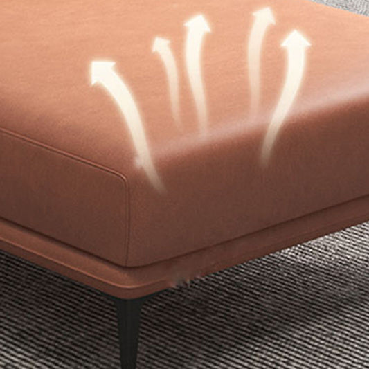 Modern Chaise Lounge Couch One Armed Chaise Lounge with Pillows Clearhalo 'Chairs & Seating' 'Chaise Lounge' 'chaise_lounge' 'furn' 'furn_chaise_lounge' 'Furniture' 'Living Room Furniture' 7534531