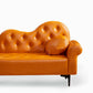 Modern Chaise Lounge Faux Leather Chaise Lounge Couch for Bedroom Clearhalo 'Chairs & Seating' 'Chaise Lounge' 'chaise_lounge' 'furn' 'furn_chaise_lounge' 'Furniture' 'Living Room Furniture' 7534548
