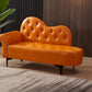 Modern Chaise Lounge Faux Leather Chaise Lounge Couch for Bedroom Clearhalo 'Chairs & Seating' 'Chaise Lounge' 'chaise_lounge' 'furn' 'furn_chaise_lounge' 'Furniture' 'Living Room Furniture' 7534551