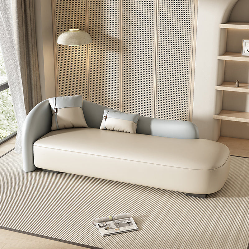 Scandinavian Upholstered Chaise Lounge Couch Leather Chaise Lounge Chair Clearhalo 'Chairs & Seating' 'Chaise Lounge' 'chaise_lounge' 'furn' 'furn_chaise_lounge' 'Furniture' 'Living Room Furniture' 7534566