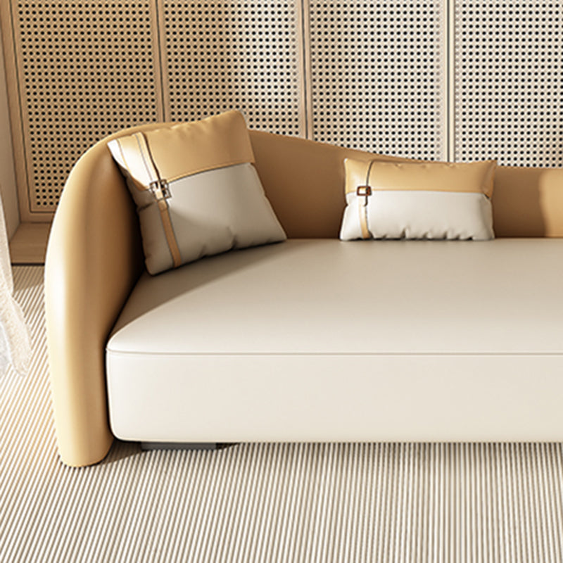 Scandinavian Upholstered Chaise Lounge Couch Leather Chaise Lounge Chair Clearhalo 'Chairs & Seating' 'Chaise Lounge' 'chaise_lounge' 'furn' 'furn_chaise_lounge' 'Furniture' 'Living Room Furniture' 7534570