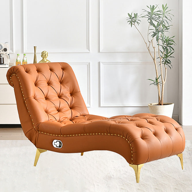 Modern Upholstered Chaise Lounge Couch Armless Chaise Lounge Chair Clearhalo 'Chairs & Seating' 'Chaise Lounge' 'chaise_lounge' 'furn' 'furn_chaise_lounge' 'Furniture' 'Living Room Furniture' 7534580