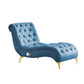 Modern Upholstered Chaise Lounge Couch Armless Chaise Lounge Chair Blue Clearhalo 'Chairs & Seating' 'Chaise Lounge' 'chaise_lounge' 'furn' 'furn_chaise_lounge' 'Furniture' 'Living Room Furniture' 7534581