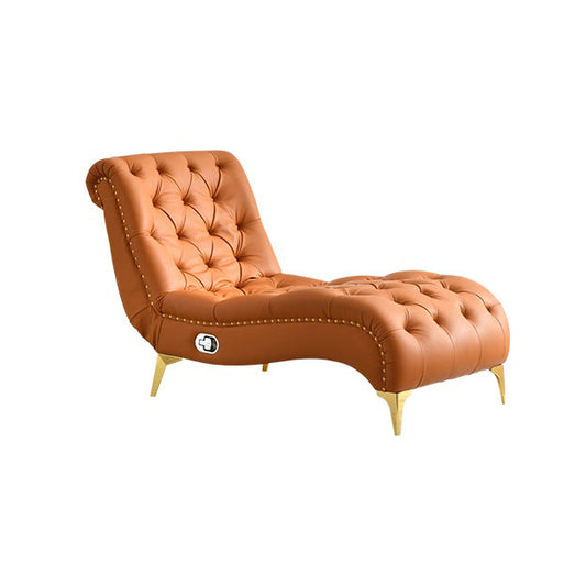 Modern Upholstered Chaise Lounge Couch Armless Chaise Lounge Chair Clearhalo 'Chairs & Seating' 'Chaise Lounge' 'chaise_lounge' 'furn' 'furn_chaise_lounge' 'Furniture' 'Living Room Furniture' 7534586