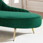 Glam Upholstered Chaise Lounge Couch Velvet Chaise Lounge Chair Clearhalo 'Chairs & Seating' 'Chaise Lounge' 'chaise_lounge' 'furn' 'furn_chaise_lounge' 'Furniture' 'Living Room Furniture' 7534619
