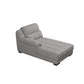 Modern Upholstered Chaise Lounge Couch Linen Blend Chaise Lounge Chair Light Gray Right-Arm Chaise Clearhalo 'Chairs & Seating' 'Chaise Lounge' 'chaise_lounge' 'furn' 'furn_chaise_lounge' 'Furniture' 'Living Room Furniture' 7534625