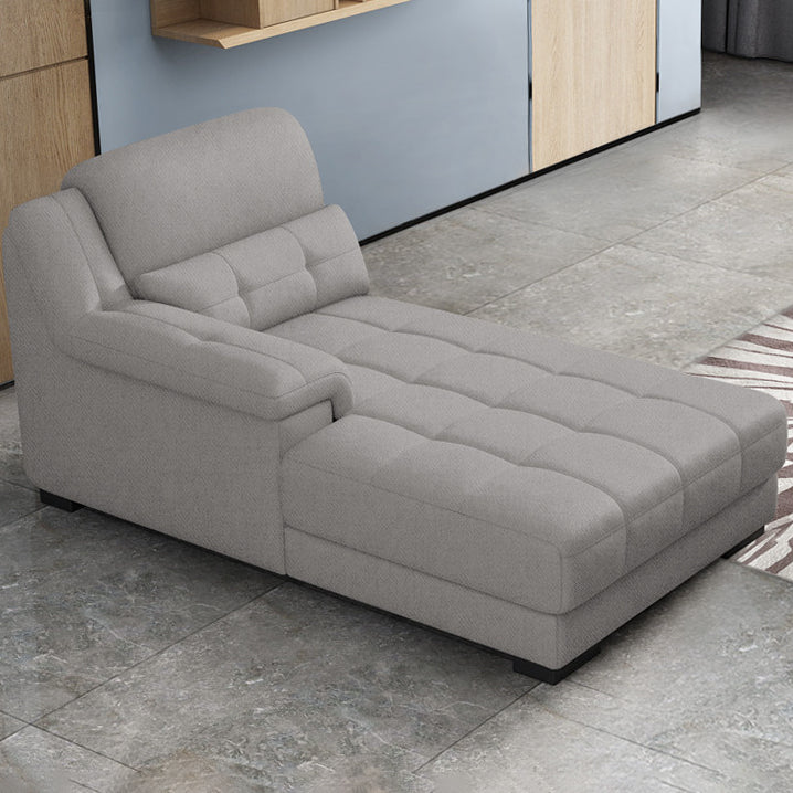 Modern Upholstered Chaise Lounge Couch Linen Blend Chaise Lounge Chair Clearhalo 'Chairs & Seating' 'Chaise Lounge' 'chaise_lounge' 'furn' 'furn_chaise_lounge' 'Furniture' 'Living Room Furniture' 7534626