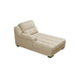 Modern Upholstered Chaise Lounge Couch Linen Blend Chaise Lounge Chair Beige Right-Arm Chaise Clearhalo 'Chairs & Seating' 'Chaise Lounge' 'chaise_lounge' 'furn' 'furn_chaise_lounge' 'Furniture' 'Living Room Furniture' 7534627