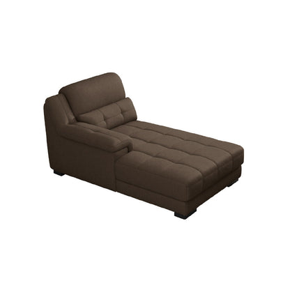 Modern Upholstered Chaise Lounge Couch Linen Blend Chaise Lounge Chair Coffee Right-Arm Chaise Clearhalo 'Chairs & Seating' 'Chaise Lounge' 'chaise_lounge' 'furn' 'furn_chaise_lounge' 'Furniture' 'Living Room Furniture' 7534629
