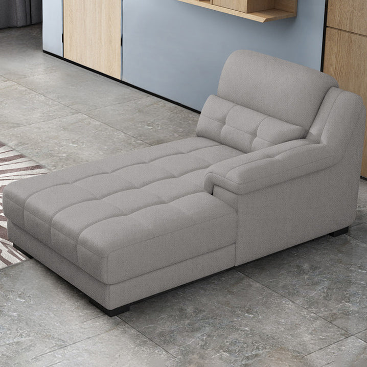 Modern Upholstered Chaise Lounge Couch Linen Blend Chaise Lounge Chair Clearhalo 'Chairs & Seating' 'Chaise Lounge' 'chaise_lounge' 'furn' 'furn_chaise_lounge' 'Furniture' 'Living Room Furniture' 7534630