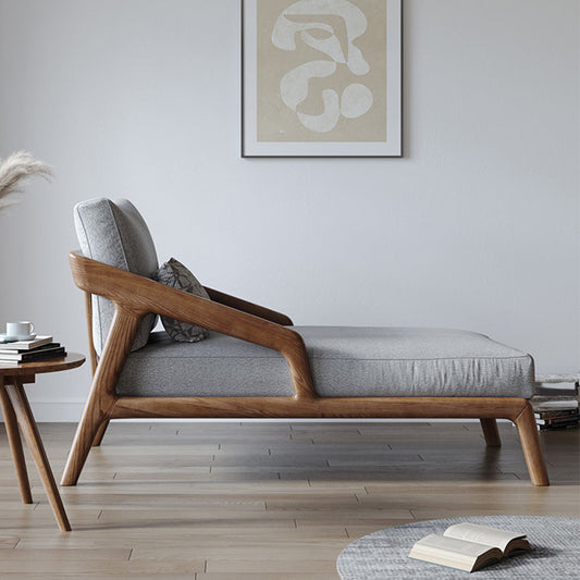 Scandinavian Upholstered Chaise Lounge Couch Wood Chaise Lounge Chair Clearhalo 'Chairs & Seating' 'Chaise Lounge' 'chaise_lounge' 'furn' 'furn_chaise_lounge' 'Furniture' 'Living Room Furniture' 7534665
