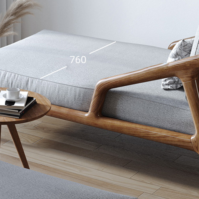 Scandinavian Upholstered Chaise Lounge Couch Wood Chaise Lounge Chair Clearhalo 'Chairs & Seating' 'Chaise Lounge' 'chaise_lounge' 'furn' 'furn_chaise_lounge' 'Furniture' 'Living Room Furniture' 7534667