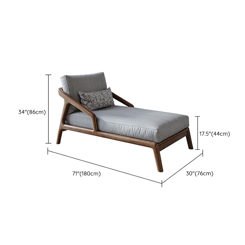 Scandinavian Upholstered Chaise Lounge Couch Wood Chaise Lounge Chair Clearhalo 'Chairs & Seating' 'Chaise Lounge' 'chaise_lounge' 'furn' 'furn_chaise_lounge' 'Furniture' 'Living Room Furniture' 7534673