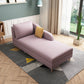 Scandinavian Chaise Lounge Chair One Armed Chaise for Living Room Pink Left-Arm Chaise Clearhalo 'Chairs & Seating' 'Chaise Lounge' 'chaise_lounge' 'furn' 'furn_chaise_lounge' 'Furniture' 'Living Room Furniture' 7534677
