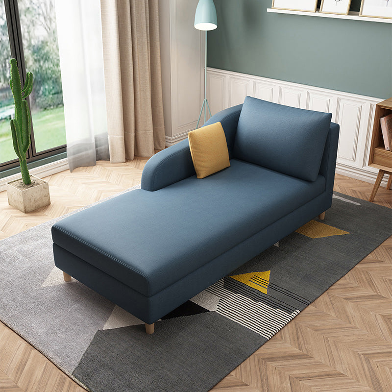 Scandinavian Chaise Lounge Chair One Armed Chaise for Living Room Blue Right-Arm Chaise Clearhalo 'Chairs & Seating' 'Chaise Lounge' 'chaise_lounge' 'furn' 'furn_chaise_lounge' 'Furniture' 'Living Room Furniture' 7534687