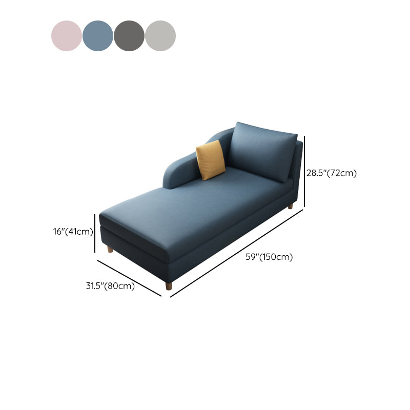 Scandinavian Chaise Lounge Chair One Armed Chaise for Living Room Clearhalo 'Chairs & Seating' 'Chaise Lounge' 'chaise_lounge' 'furn' 'furn_chaise_lounge' 'Furniture' 'Living Room Furniture' 7534693