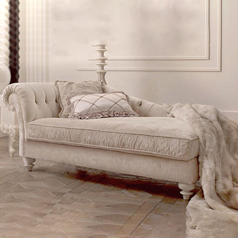 Scandinavian Upholstered Chaise Lounge Couch Fabric Chaise Lounge Chair Clearhalo 'Chairs & Seating' 'Chaise Lounge' 'chaise_lounge' 'furn' 'furn_chaise_lounge' 'Furniture' 'Living Room Furniture' 7534698