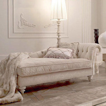 Scandinavian Upholstered Chaise Lounge Couch Fabric Chaise Lounge Chair Chaise Right-Arm Chaise Clearhalo 'Chairs & Seating' 'Chaise Lounge' 'chaise_lounge' 'furn' 'furn_chaise_lounge' 'Furniture' 'Living Room Furniture' 7534701