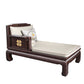 Square Arms Chaise Lounge Chair Gedempte chaise met kussen
