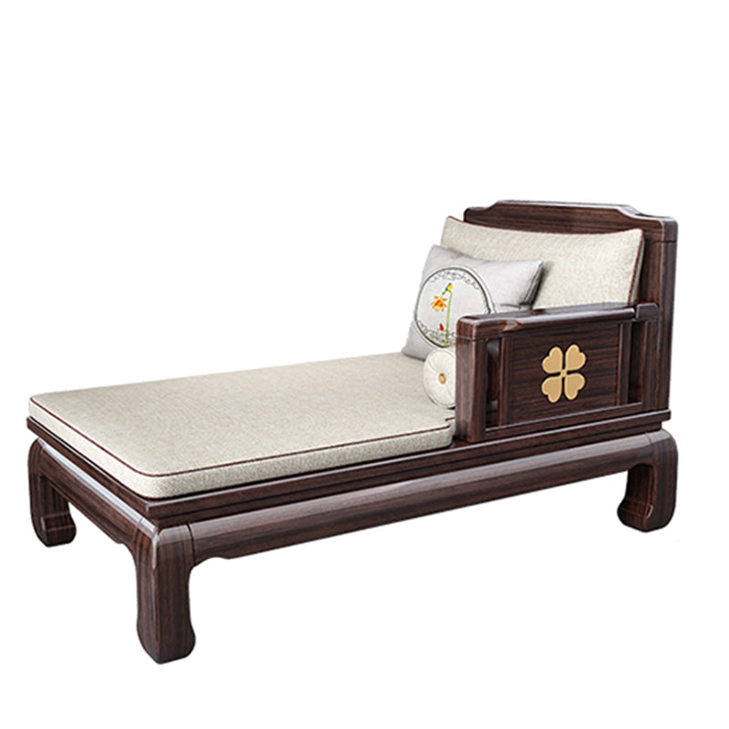Square Arms Chaise Lounge Chair Gedempte chaise met kussen