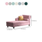 Skandinavischer Chaiselongue-Stuhl, einfarbig, Chaiselongue mit Kissen