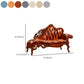 Genuine Leather Accent Chair Traditional Solid Wood Rolled Arms Chaise Clearhalo 'Chairs & Seating' 'Chaise Lounge' 'chaise_lounge' 'furn' 'furn_chaise_lounge' 'Furniture' 'Living Room Furniture' 7534772