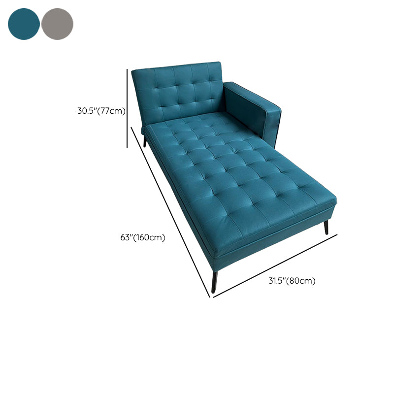 Modern Adjustable and Reclining Chaise with Pillow Standard Lounge Chair for Living Room Clearhalo 'Chairs & Seating' 'Chaise Lounge' 'chaise_lounge' 'furn' 'furn_chaise_lounge' 'Furniture' 'Living Room Furniture' 7534786