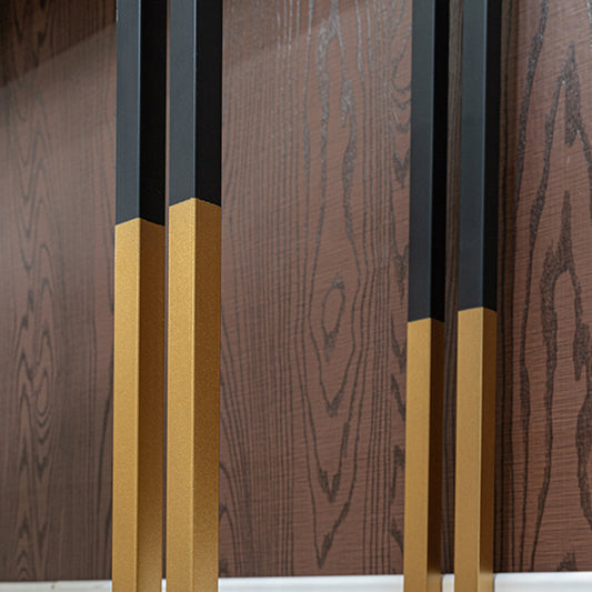 Mesa de comedor de bar de madera glamorosa mesa de bar rectangular para café y breakroom