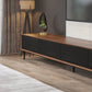 Wooden Media Console Scandinavian TV Media Console with Drawers Clearhalo 'furn' 'furn_tv_stands_entertainment_centers' 'Furniture' 'Living Room Furniture' 'TV Stands & Entertainment Centers' 'TV Stands & Media Storage Furniture' 'tv_stands_entertainment_centers' 7534907