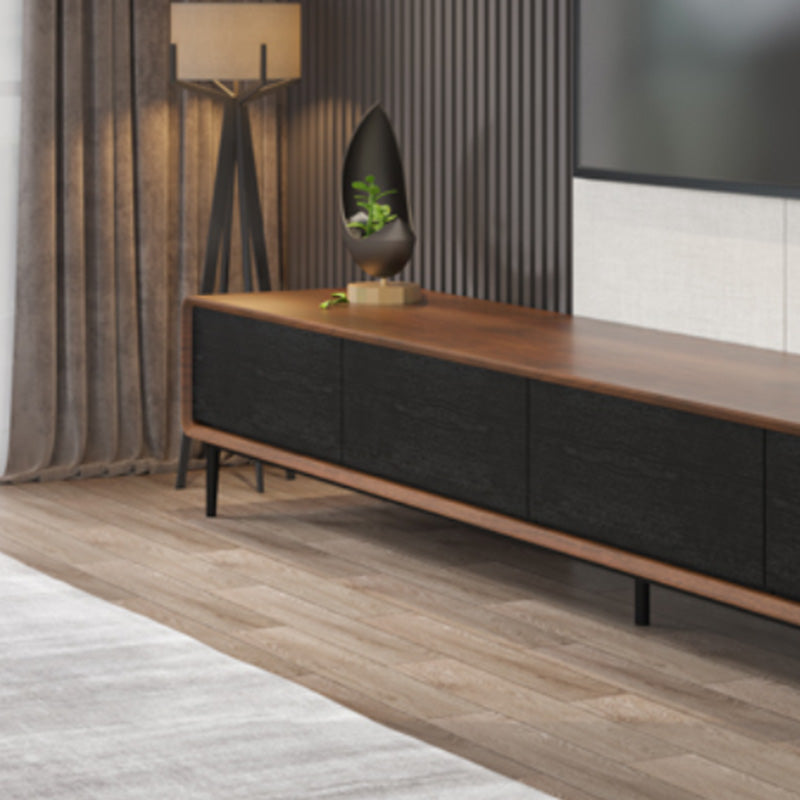Wooden Media Console Scandinavian TV Media Console with Drawers Clearhalo 'furn' 'furn_tv_stands_entertainment_centers' 'Furniture' 'Living Room Furniture' 'TV Stands & Entertainment Centers' 'TV Stands & Media Storage Furniture' 'tv_stands_entertainment_centers' 7534907