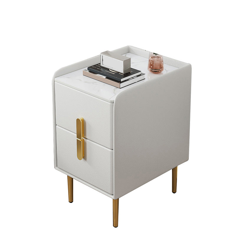 Tavolo da notte in pietra comodino da tavolo moderno per la camera da letto