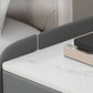 Tavolo da notte in pietra comodino da tavolo moderno per la camera da letto