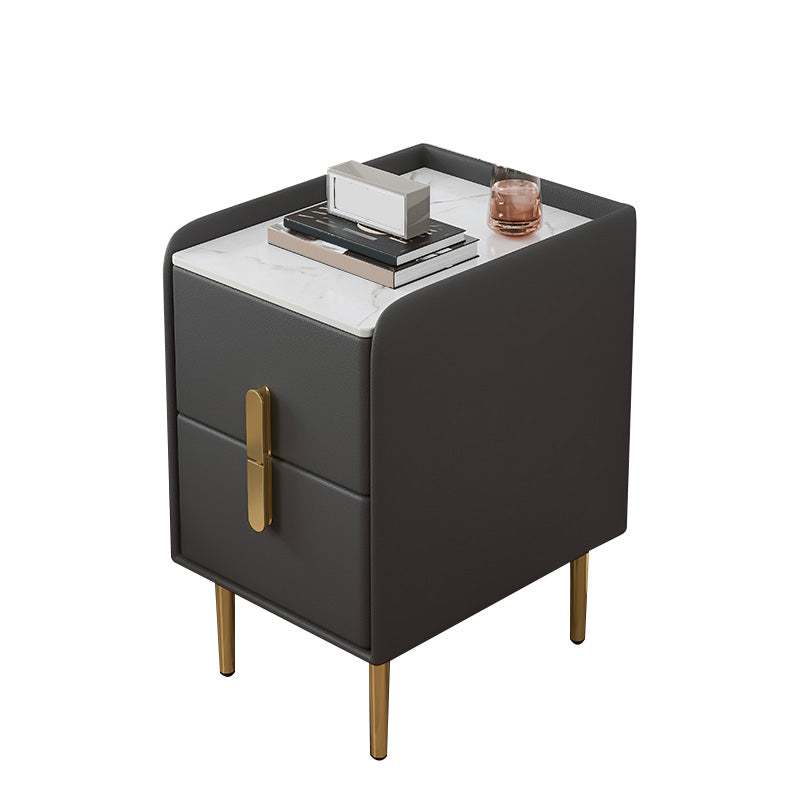 Tavolo da notte in pietra comodino da tavolo moderno per la camera da letto