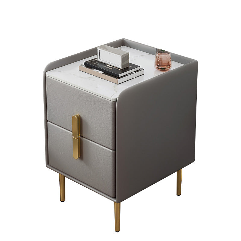 Tavolo da notte in pietra comodino da tavolo moderno per la camera da letto