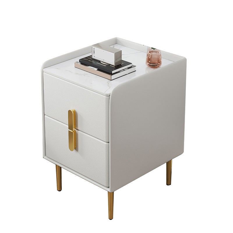 Tavolo da notte in pietra comodino da tavolo moderno per la camera da letto