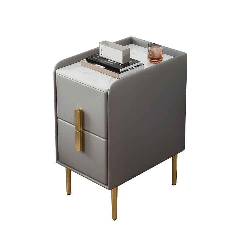 Tavolo da notte in pietra comodino da tavolo moderno per la camera da letto