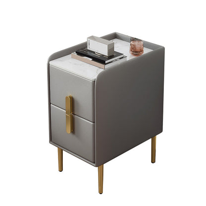 Tavolo da notte in pietra comodino da tavolo moderno per la camera da letto