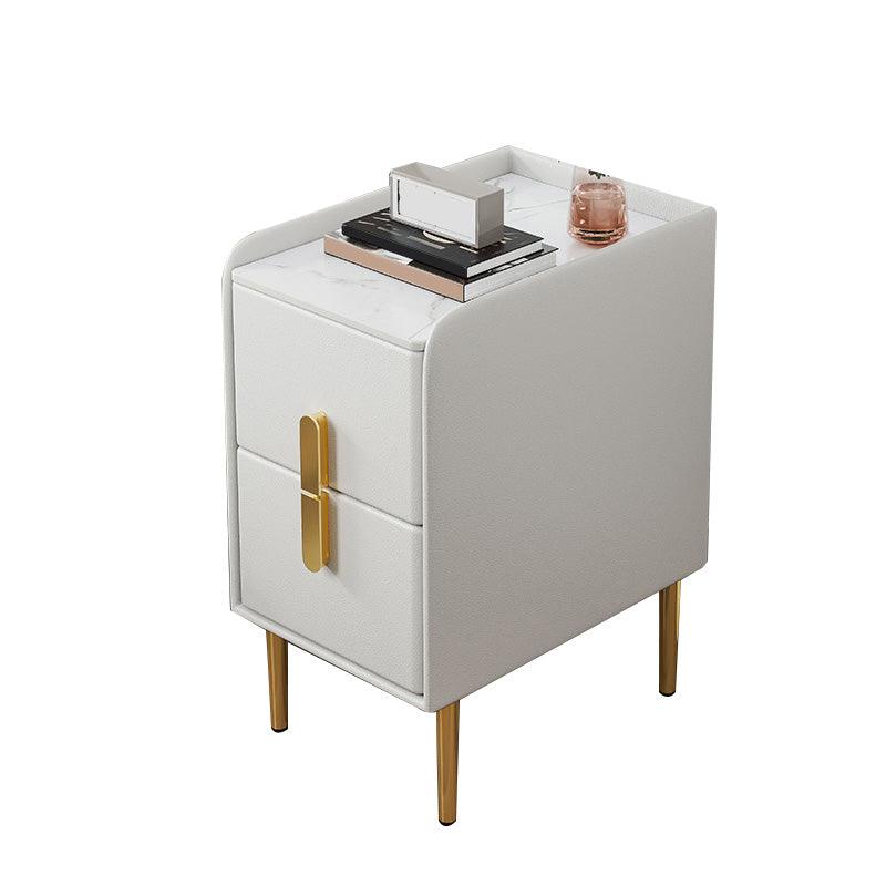 Tavolo da notte in pietra comodino da tavolo moderno per la camera da letto