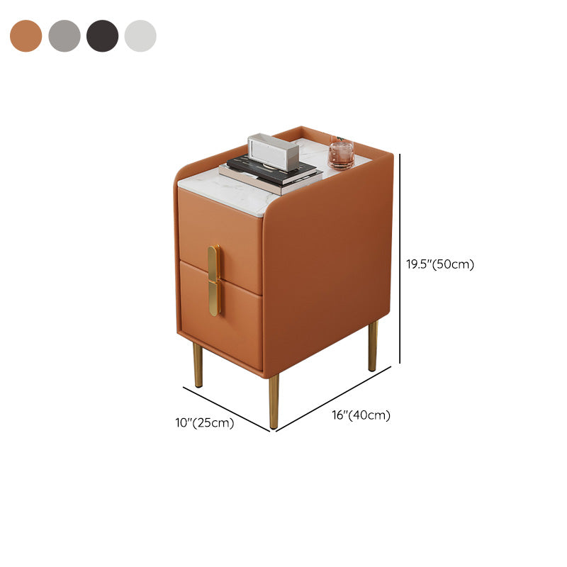 Tavolo da notte in pietra comodino da tavolo moderno per la camera da letto