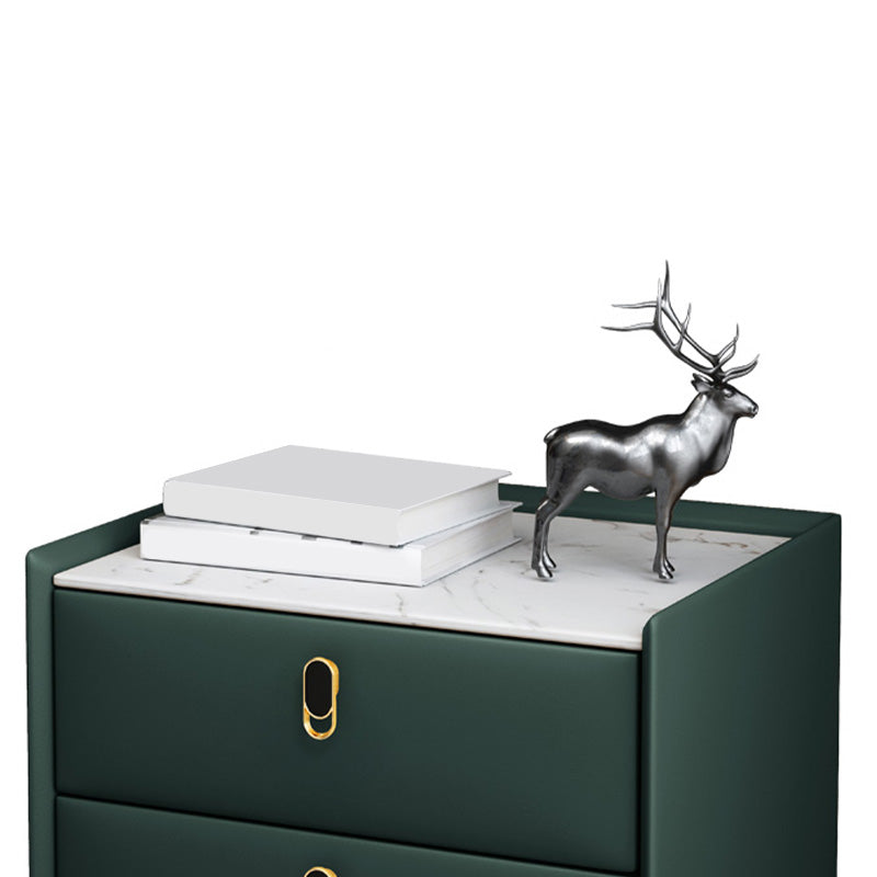 Table de nuit moderne Stone Accent Table table de nuit pour chambre à coucher