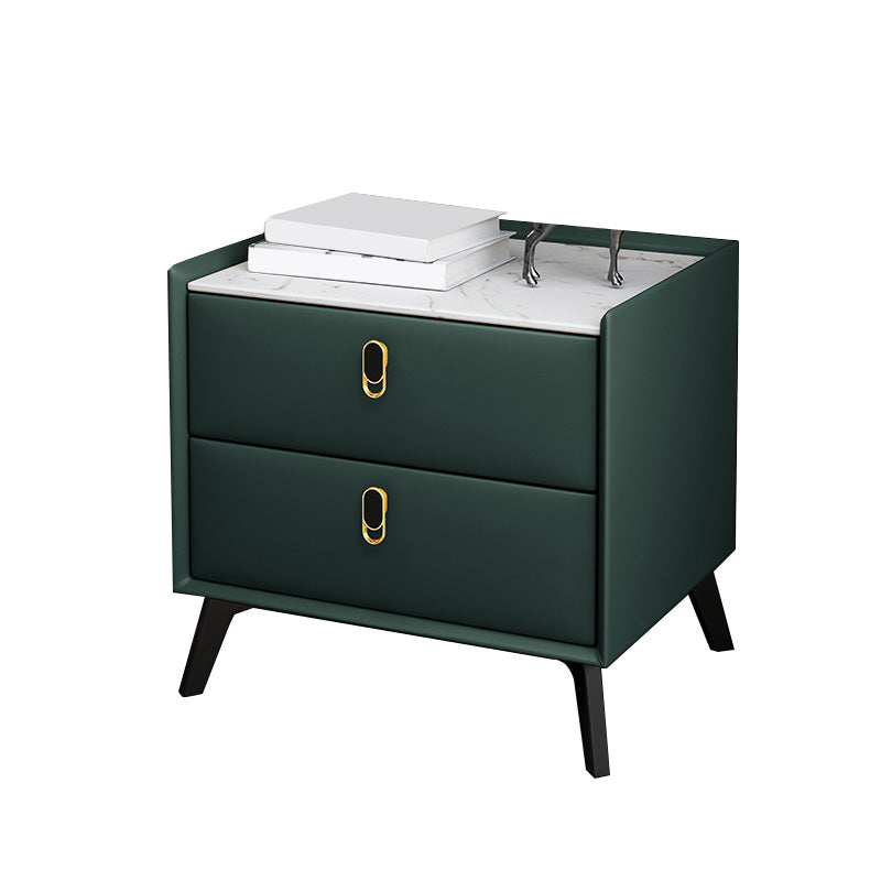 Table de nuit moderne Stone Accent Table table de nuit pour chambre à coucher