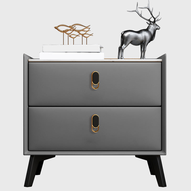 Table de nuit moderne Stone Accent Table table de nuit pour chambre à coucher