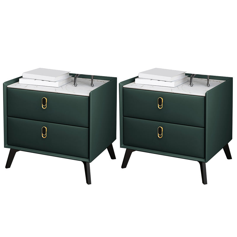 Table de nuit moderne Stone Accent Table table de nuit pour chambre à coucher