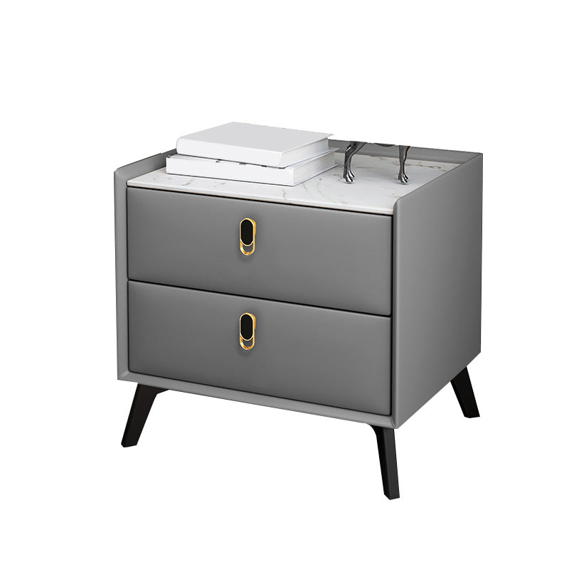 Table de nuit moderne Stone Accent Table table de nuit pour chambre à coucher