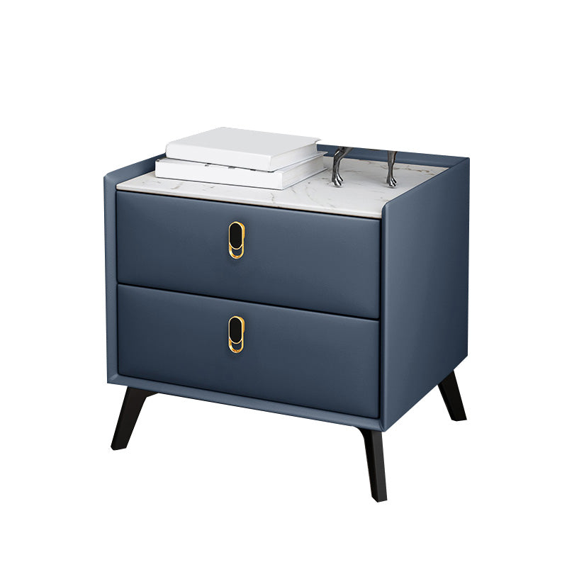 Table de nuit moderne Stone Accent Table table de nuit pour chambre à coucher