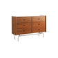 Solid Wood Storage Chest Modern Storage Chest Dresser with Drawers 47"L x 16"W x 32"H Brown Clearhalo 'Bedroom Furniture' 'Dressers & Chests' 'dressers_chests' 'furn' 'furn_dressers_chests' 'Furniture' 7535205