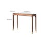 Rectangle Shape Console Table Walnut Wood Console Sofa Table for Hall