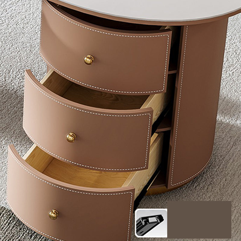 Descripción de la oficina de piedra de estilo contemporáneo Descripción de tareas de forma irregular con 2 piernas