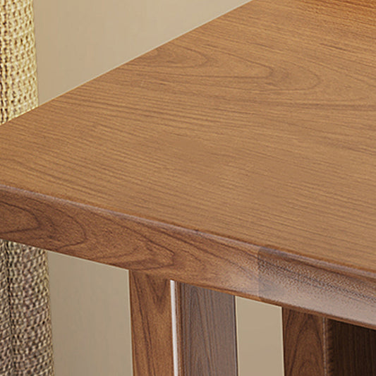 Bureau d'écriture en bois massif contemporain rectangulaire pliant pour bureau