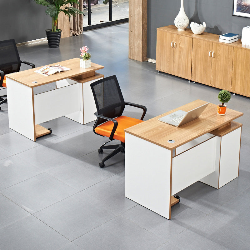 Engineered Wood Writing Desk Industrial Rectangular Desk for Office Clearhalo 'furn' 'furn_office_desk' 'Furniture' 'Office Desks' 'Office Furniture' 'office_desk' 7535375